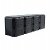 Compostor de gradina, 4 module, negru, 1600 L, 261x71.9x82.6 cm, Module Compogreen, Prosperplast
