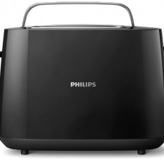Prajitor de paine Philips, 2 felii, 8 nivele, negru (HD2581 90) - RESIGILAT