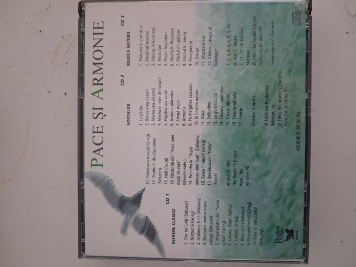 pace si armonie 3 cd set