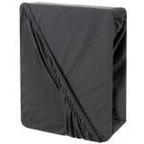 Cearsaf cu elastic 180x200 cm din bumbac jersey gri Ruhhy