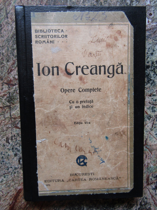 Ion Creanga - Opere Complete