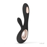 Vibrator Rabbit Soraya Wave, Negru, 21.5 cm, Lelo