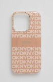 Dkny etui pentru telefon iPhone 15 Pro 6.1 culoarea portocaliu, DKHMP15LHRHSEP