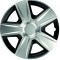 Set capace roti 16&quot; Silver &amp; Black Esprit, Mega Drive (4 bucati)