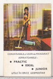 Bnk cld Calendar de buzunar - 1974 - Aspiratoarele Practic , Ideal , Junior