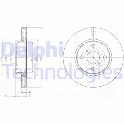 Delphi Disc frana foto