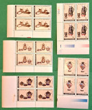 TIMBRE ROM&Acirc;NIA MNH LP 1277/1992 -Porțelan rom&acirc;nesc - Bloc de 4 timbre, Nestampilat