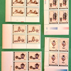 TIMBRE ROMÂNIA MNH LP 1277/1992 -Porțelan românesc - Bloc de 4 timbre