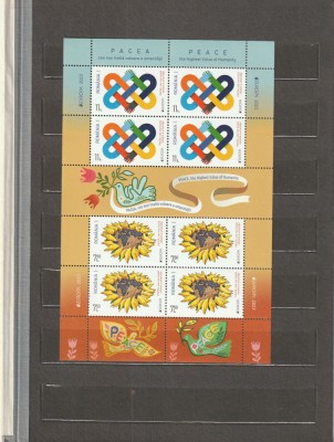 ROMANIA 2023 LP 2416 EUROPA - PACEA MINICOALA MNH NESTAMPILATA foto