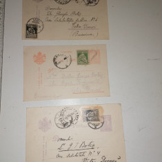 LOT 3 CARTI POSTALE FOARTE VECHI / VATRA DORNEI