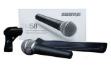 Microfon vocal SHURE SM58, buton on/off