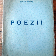 Eugen Relgis - Poezii - dedicatie autograf semnatura