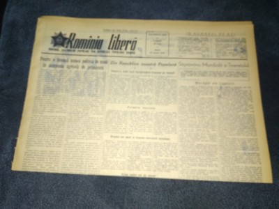 ZIARUL ROMANIA LIBERA 29 MARTIE 1955 foto