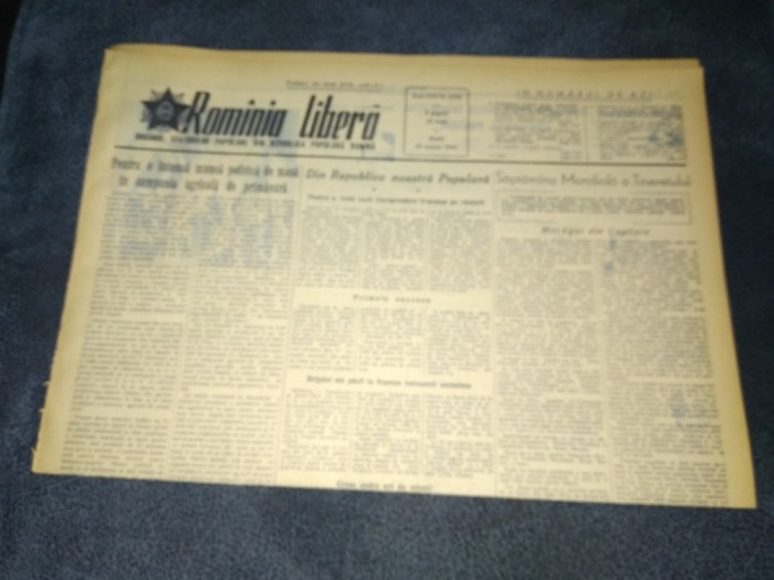 ZIARUL ROMANIA LIBERA 29 MARTIE 1955