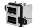 Soclu USB A pentru montare pe panou PCB
