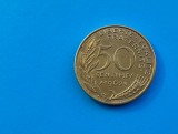 Moneda Franta 50 Centimes 1962, Rara