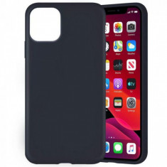 Lemontti Husa Liquid Silicon iPhone 11 Pro Dark Blue (protectie 360?, material fin, captusit cu microfibra) foto