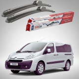 Cumpara ieftin Ștergătoare Citro&euml;n Jumpy II G9 2007-prezent 2-Doors | Set Față Flat &ndash; TeamCar&reg;
