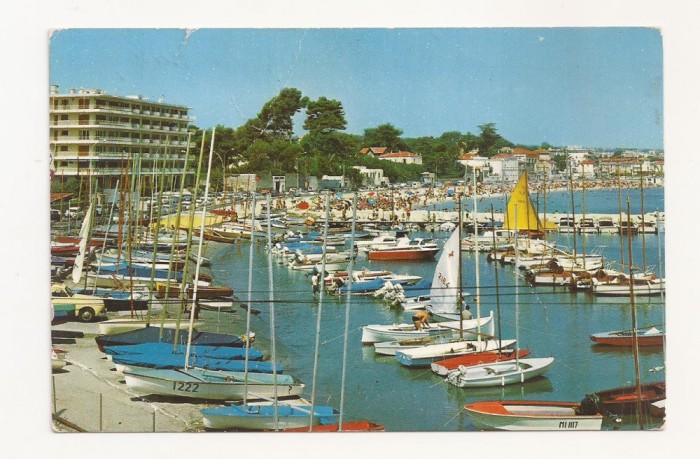 FR2-Carte Postala - FRANTA - Antibes, Le petit port de la Salice necirculata