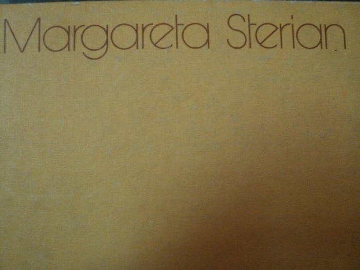 MARGARETA STERIAN- CULORILE CANTECULUI, 1984