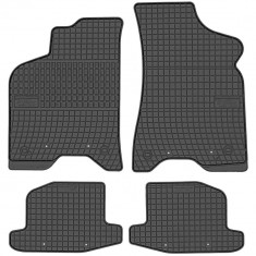 Set covorase auto din cauciuc Vw Lupo 1998-2005, Seat Arosa 1997-2005 Negre culoare Negru, presuri BestAutoVest, 4 buc. AutoDrive ProParts