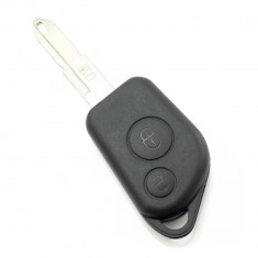 Citroen / Peugeot - Carcasa cheie cu 2 butoane si suport de baterie CC208