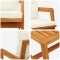 Set bistro 3 buc. Maro Lemn Solid de Acacia - 8