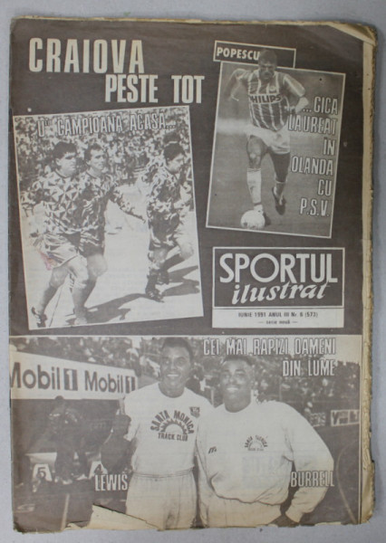 SPORTUL ILUSTRAT , REVISTA , NR.6 , 1991