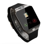 Smartwatch Techstar&reg; DZ09, 1.56inch LCD, Compatibil SIM, MicroSD, Camera Foto, Apelare, SMS, Pedometru, Monitorizare Somn, Gri