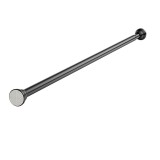 Bara telescopica multifunctionala, flippy, din otel inoxidabil, utilizare universala, retractabila 107 - 195 cm, fara perforare perete, negru