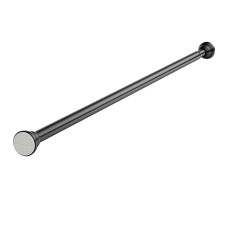 Bara telescopica multifunctionala, flippy, din otel inoxidabil, utilizare universala, retractabila 107 - 195 cm, fara perforare perete, negru foto