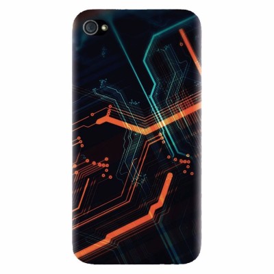 Husa silicon pentru Apple Iphone 4 / 4S, Circuits foto