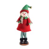 Figurina Elf Fetita textil multicolor 6x24 cm