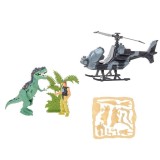 Set Figurina, Dinozaur si elicopter, ATU-088595, Oem