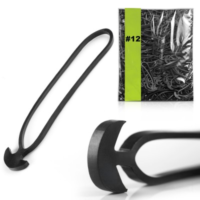 Banda de legat elastica tip ancora, 12 cm, cauciuc natural, tree fix, rezistenta UV, 1 kg (cca. 230 buc) foto