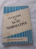 Culegere de acte normative