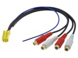 ISO Mini Mufă RCA Soclu x4 PIN 6