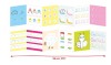 Carte de colorat si trasat linii pentru copii Banana Panda Ready To Trace Beginner Lines, imagini din natura, 23 ilustratii de trasare si colorare, 2