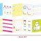 Carte de colorat si trasat linii pentru copii Banana Panda Ready To Trace Beginner Lines, imagini din natura, 23 ilustratii de trasare si colorare, 2