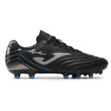 Ghete Fotbal Barbati Joma Aguila 2301 FG Negru Auriu, Piele Sintetica, Talpa Cauciuc, Rezistente