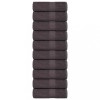 Provee de spălat 10 buc Antracit 15x21 cm 360 g/m&sup2; 100% bumbac