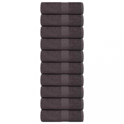 Gossi provee de spalat 10 buc antracit 15x21 cm 360 g/m2 100% bumbac foto