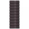 Provee de spălat 10 buc Antracit 15x21 cm 360 g/m&sup2; 100% bumbac