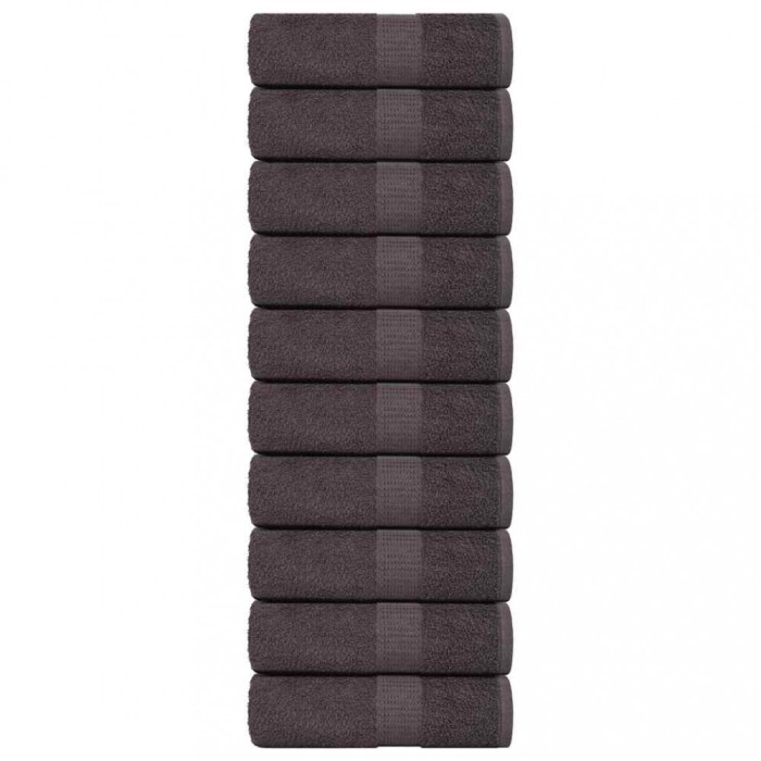 Gossi provee de spalat 10 buc antracit 15x21 cm 360 g/m2 100% bumbac