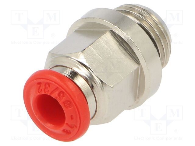 Racord push-in simplu AIGNEP 1/8&quot; alamă nichelată 0,99&divide;20bar