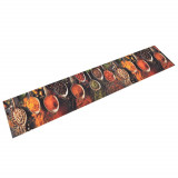 VidaXL Covor de bucătărie lavabil Spoon &amp; Spices, 60x300 cm, catifea