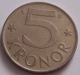 Suedia , 5 Kronor 1997, Europa