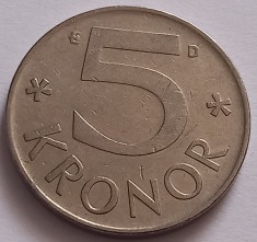 Suedia , 5 Kronor 1997 foto