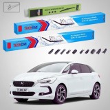 Cumpara ieftin Ștergătoare Citro&euml;n DS 5 Hatchback 2015-prezent | Set Față și Spate Flat Premium &ndash; TeamCar&reg;