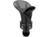 Dop pentru sticla de vin, multifunctional, 2 in 1, turnare si pastrarea vinului, plastic silicon, negru
